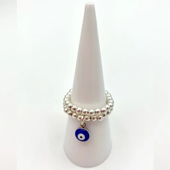 Evil Eye Stacking Rings - Picture 4 of 5